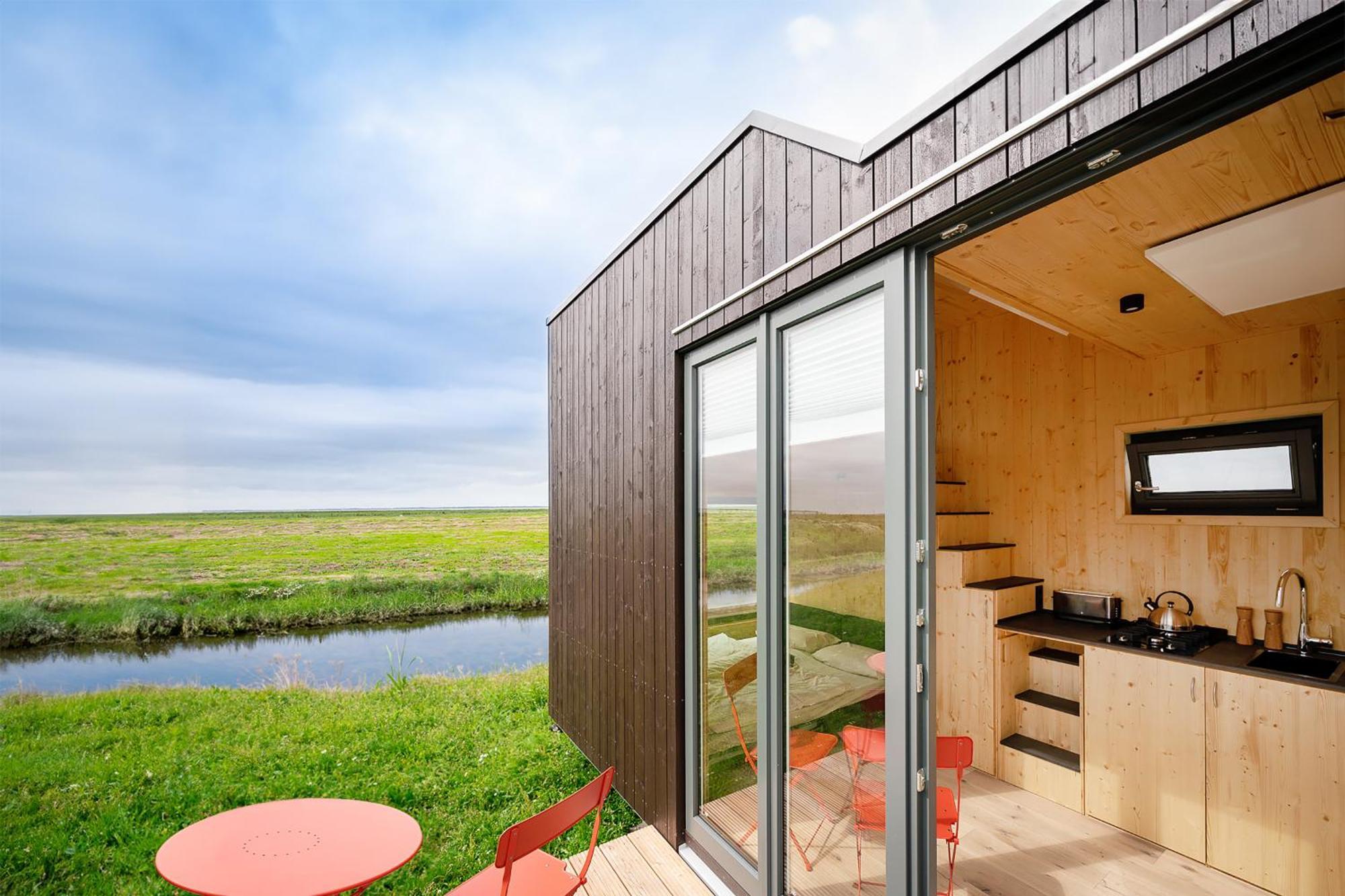 Tiny House Nature 16 Zur Meerseite - Green Tiny Village Harlesiel 卡罗利嫩西尔 外观 照片