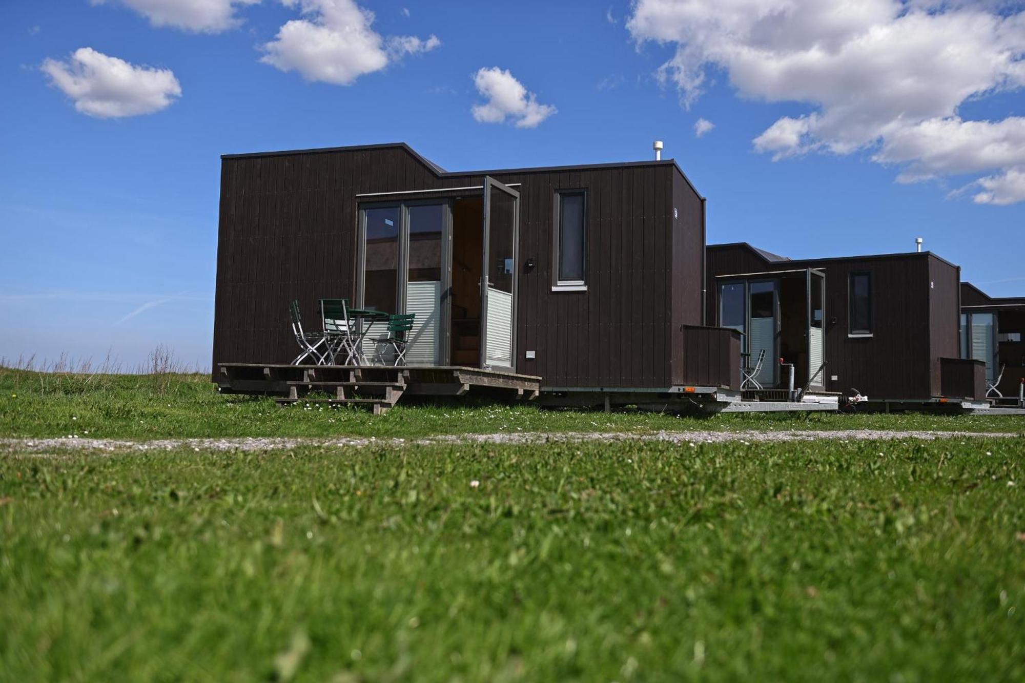 Tiny House Nature 16 Zur Meerseite - Green Tiny Village Harlesiel 卡罗利嫩西尔 外观 照片